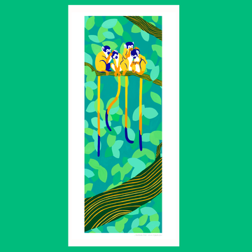 Monkeys on the tree - Limited edition