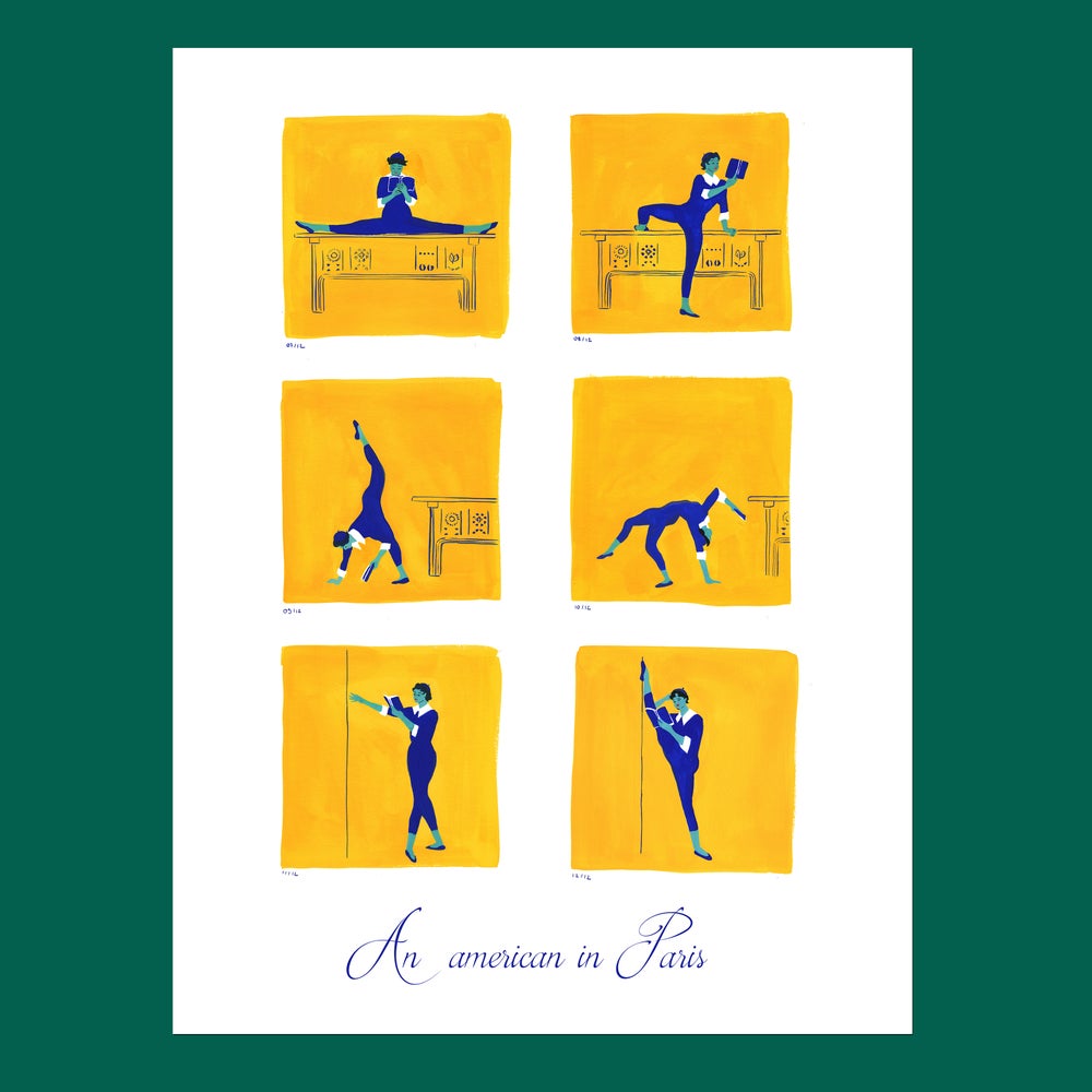 Leslie Caron dancing - Limited edition 50